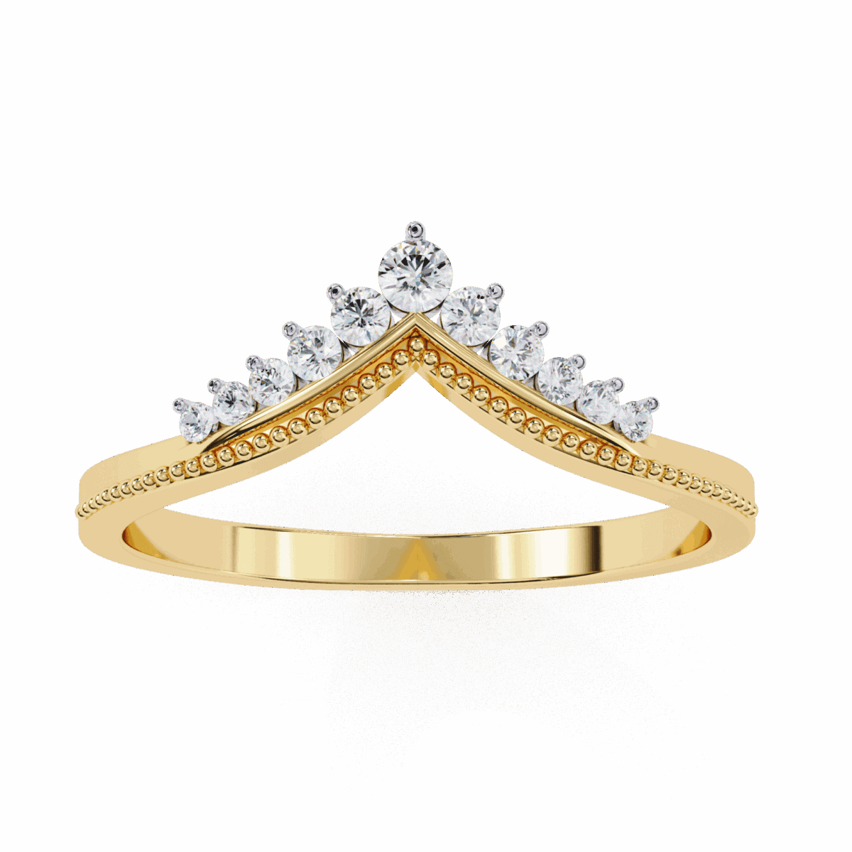 0.15 Carat Round Cut Twilight Diamond Ring  Image 5