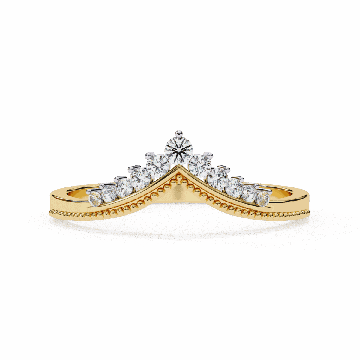 0.15 Carat Round Cut Twilight Diamond Ring  Image 6