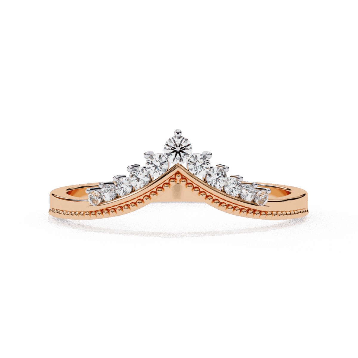 0.15 Carat Round Cut Twilight Diamond Ring  Image 10