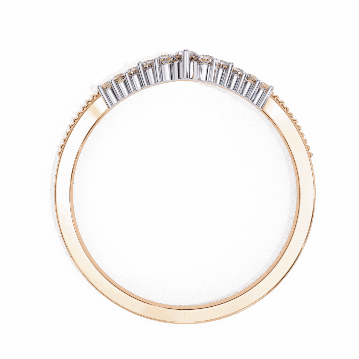 0.15 Carat Round Cut Twilight Diamond Ring  Image 11