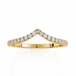 0.25 Carat Round Cut Eternity Wedding Band - Image 2