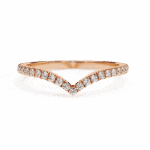 0.25 Carat Round Cut Eternity Wedding Band - Image 5