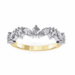 1 Carat Round and Marquise Cut Twilight Diamond Band - Image 6