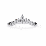 0.4 Carat Marquise and Round Cut Timeless Diamond Band - Image 2