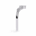 0.4 Carat Marquise and Round Cut Timeless Diamond Band - Image 4