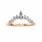0.4 Carat Marquise and Round Cut Timeless Diamond Band - Image 9