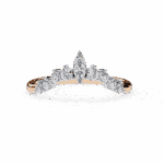 0.4 Carat Marquise and Round Cut Timeless Diamond Band - Image 10