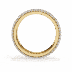 1.75 Carat Round Cut Classic Diamond Wedding Band - Image 8