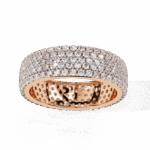 1.75 Carat Round Cut Classic Diamond Wedding Band - Image 11