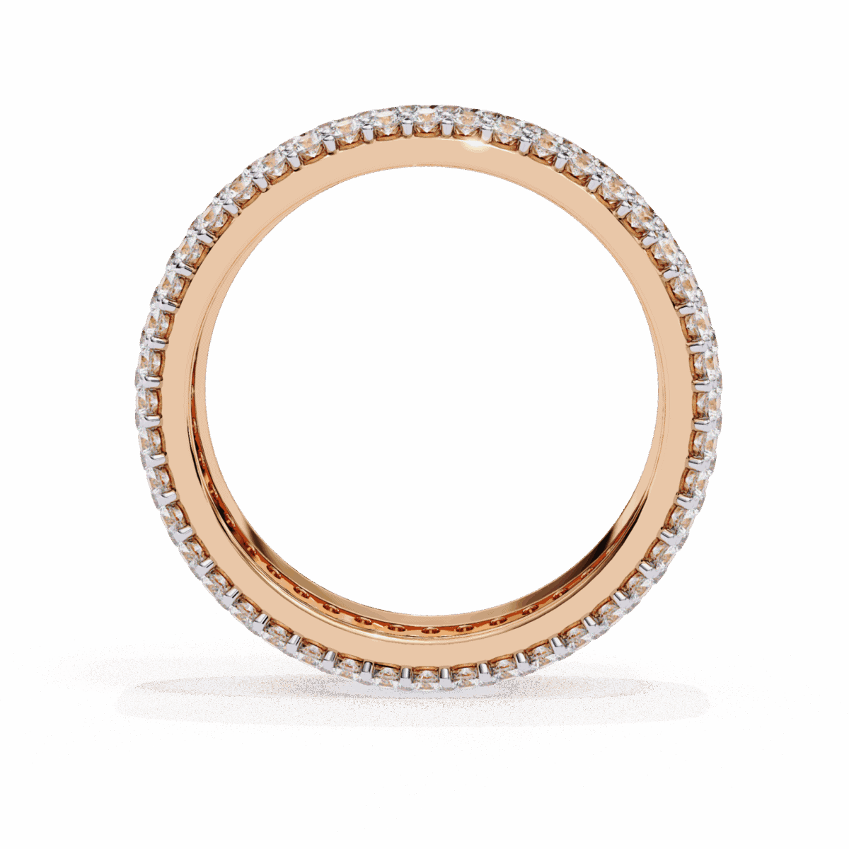 1.75 Carat Round Cut Classic Diamond Wedding Band  Image 12