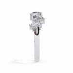 0.75 Carat Baguette and Round Cut Twilight Diamond Band - Image 4