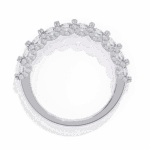 1 Carat Round Cut Eternity Wedding Band - Image 4