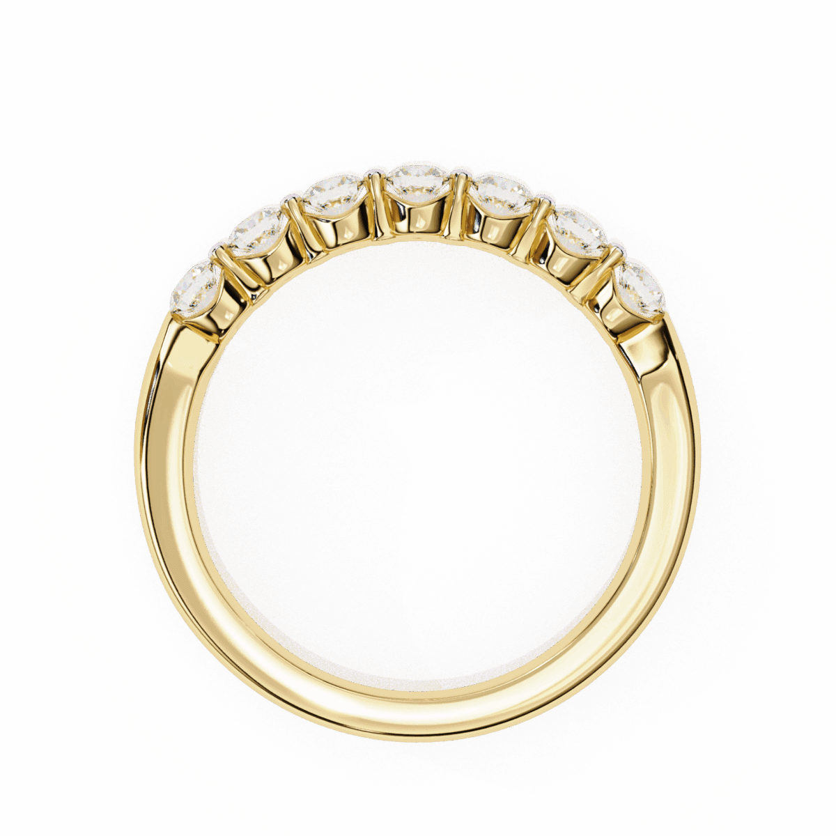 0.5 Carat Round Cut Stackable Diamond Band  Image 7