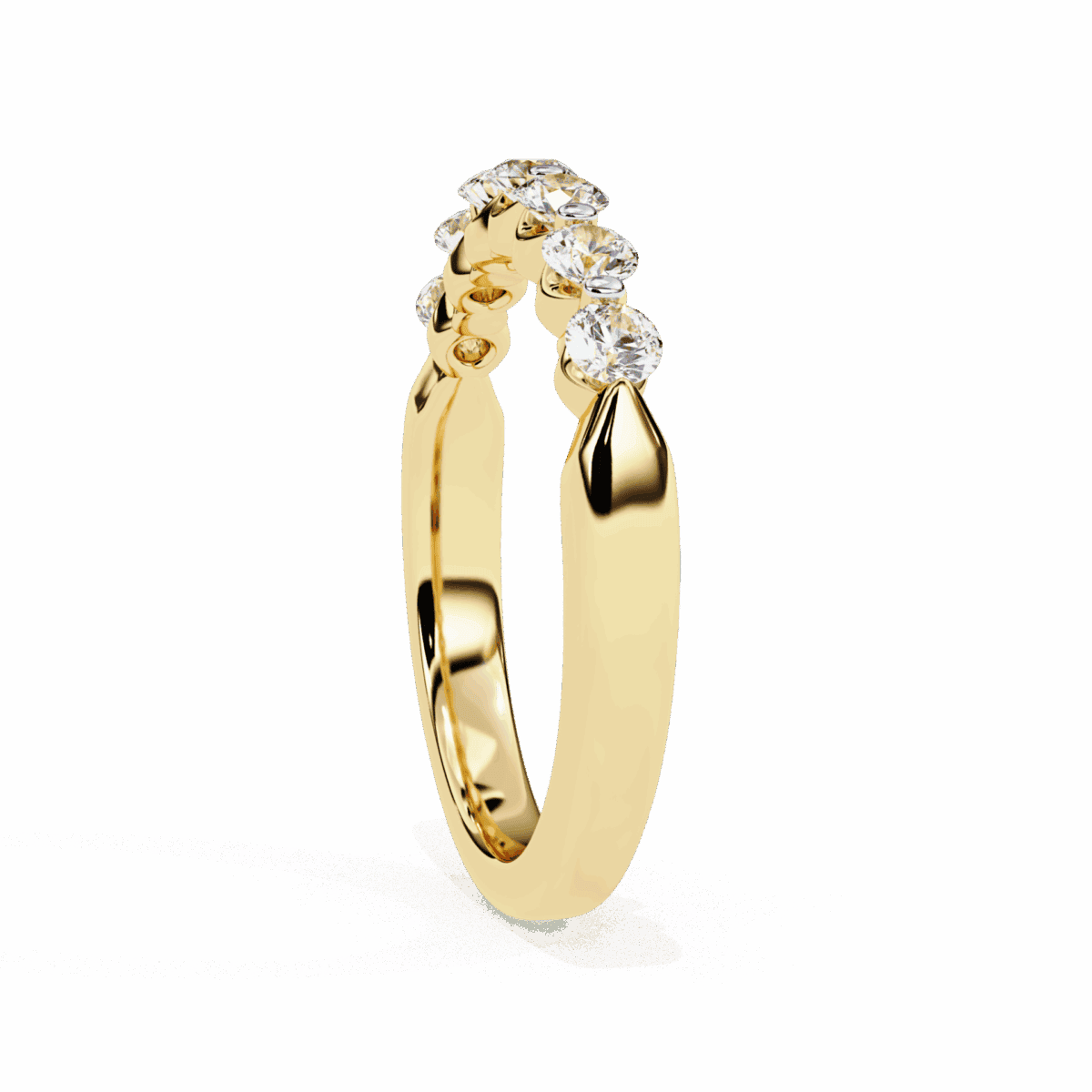 0.5 Carat Round Cut Stackable Diamond Band  Image 8