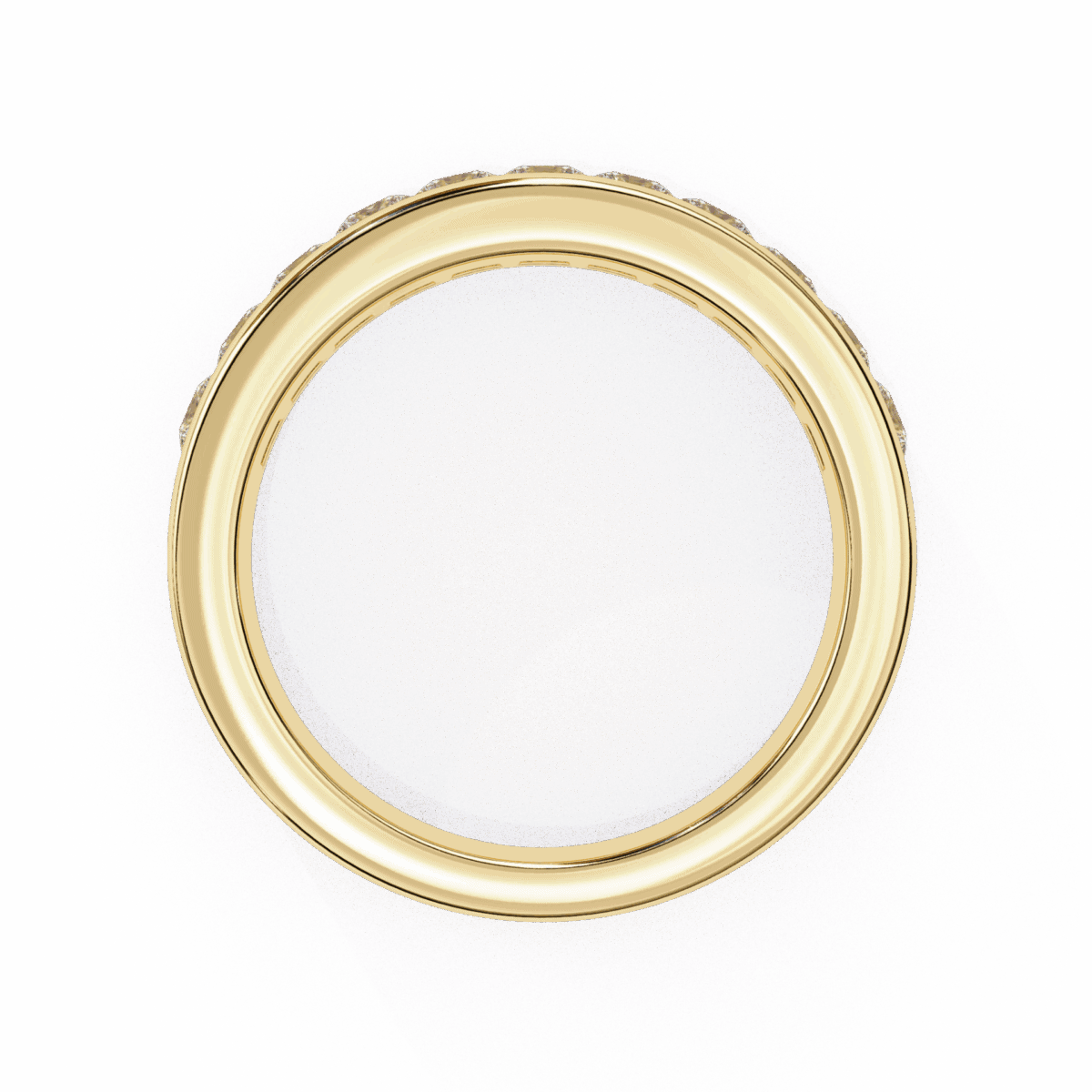 1 Carat Princess Cut Minimal Diamond Band for Her  Image 4