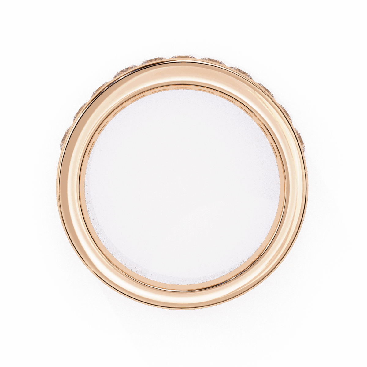 1 Carat Princess Cut Minimal Diamond Band for Her  Image 8