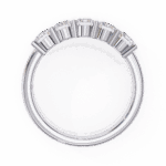 1 Carat Round Cut Classic Everyday Diamond Band - Image 4