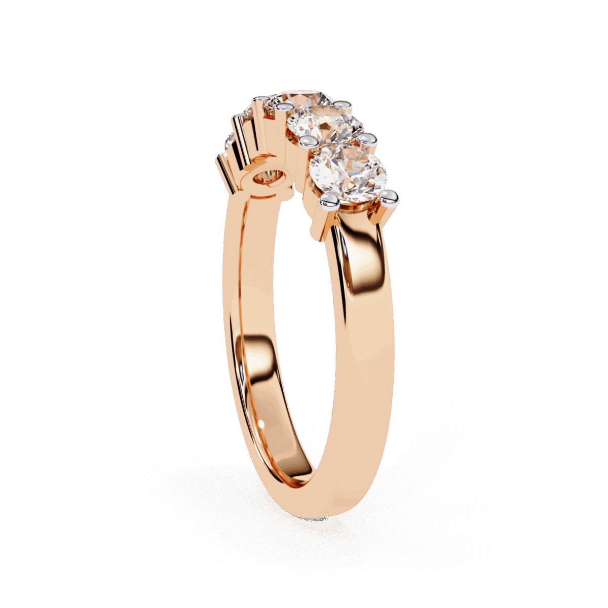 1 Carat Round Cut Classic Everyday Diamond Band  Image 11