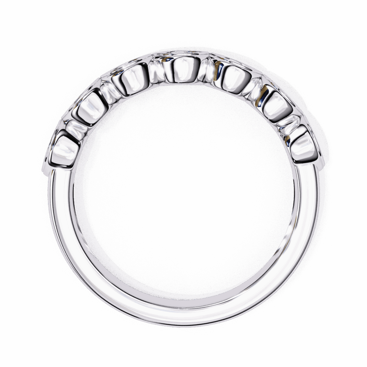 0.15 Carat Round Cut Stackable Diamond Ring  Image 4