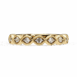 0.15 Carat Round Cut Stackable Diamond Ring - Image 5