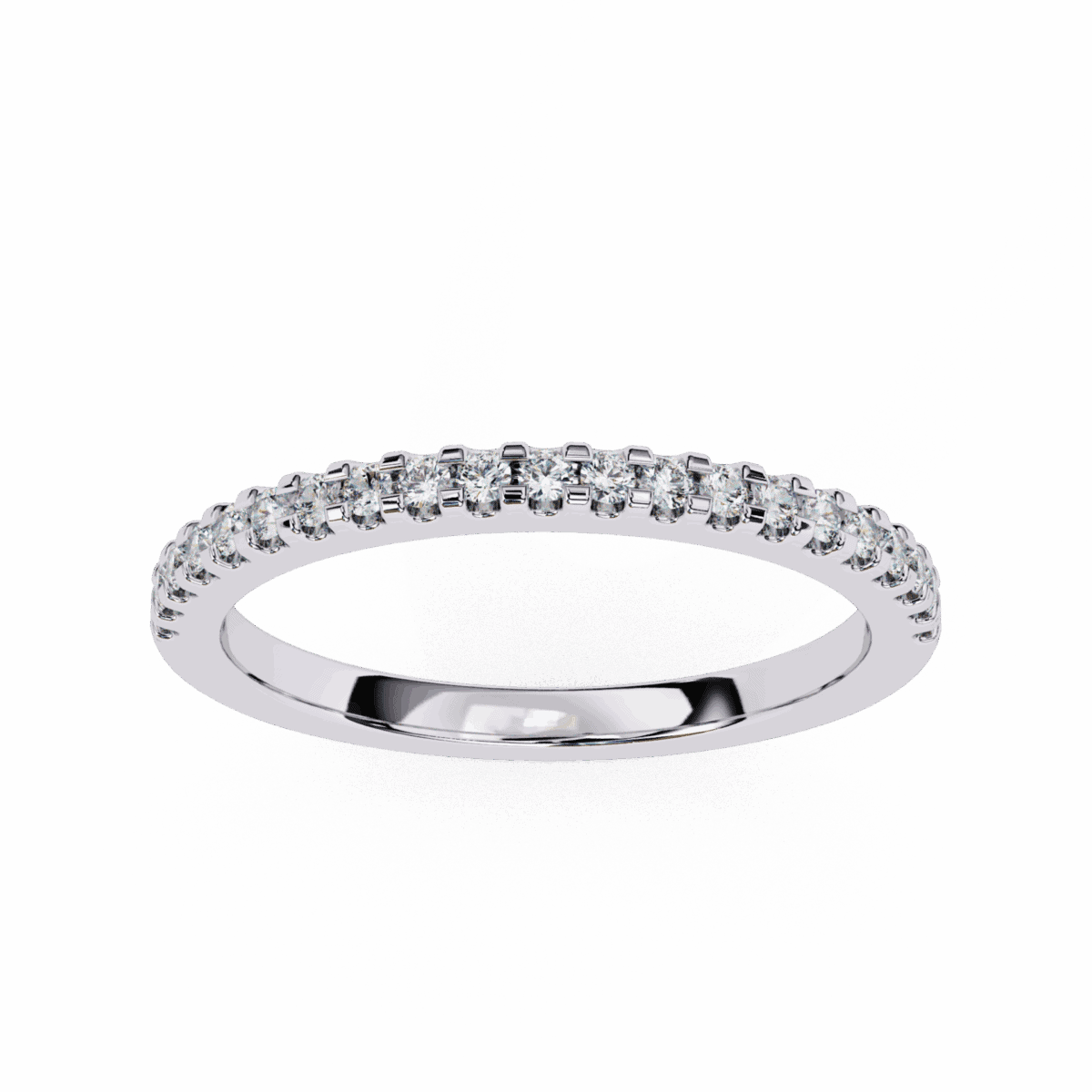0.25 Carat Round Cut Eternity Engagement Ring  Image 2