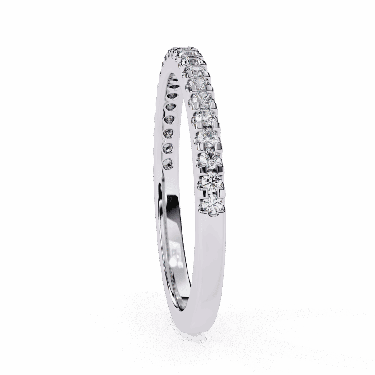 0.25 Carat Round Cut Eternity Engagement Ring  Image 3