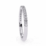 0.25 Carat Round Cut Eternity Engagement Ring - Image 3