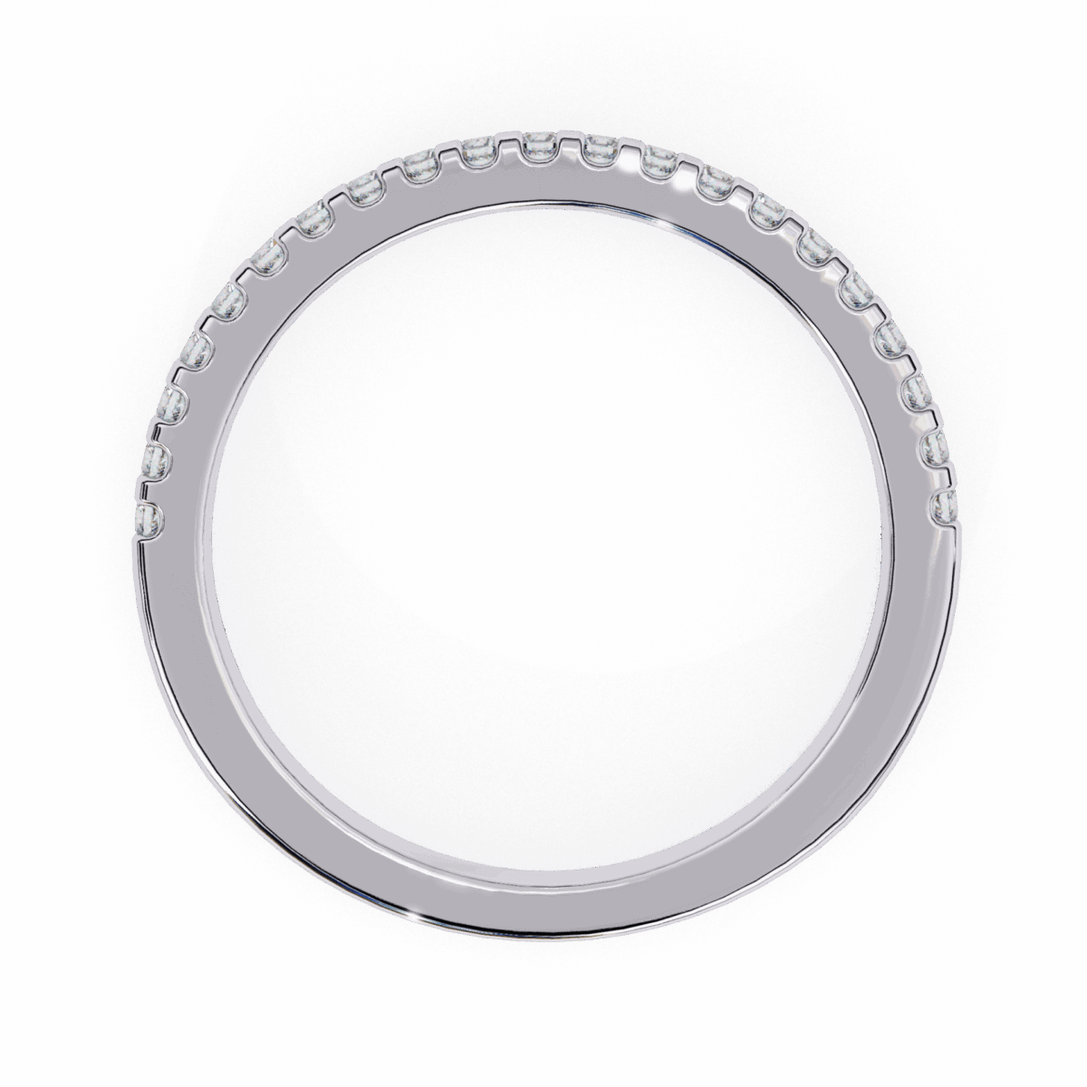 0.25 Carat Round Cut Eternity Engagement Ring  Image 4