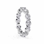 2.5 Carat Round Cut Twilight Diamond Band - Image 3