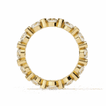 2.5 Carat Round Cut Twilight Diamond Band - Image 8