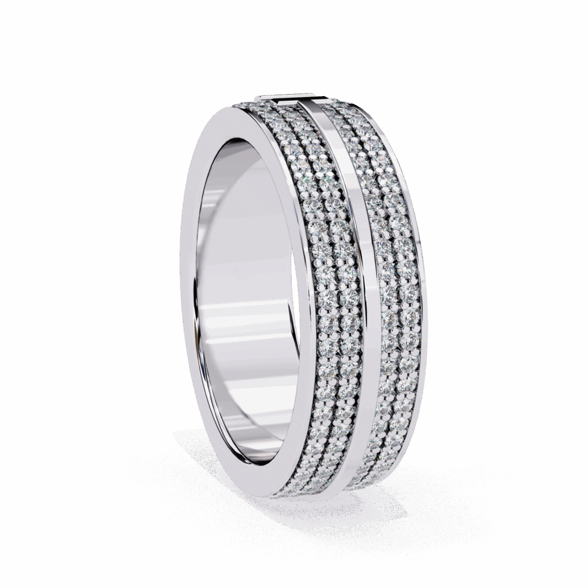 0.75 Carat Round Cut Classic Everyday Diamond Band  Image 2