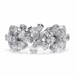 4.25 Carat Pear and Round Cut Twilight Diamond Band