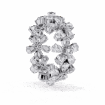 4.25 Carat Pear and Round Cut Twilight Diamond Band - Image 2