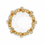 4.25 Carat Pear and Round Cut Twilight Diamond Band - Image 8