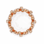 4.25 Carat Pear and Round Cut Twilight Diamond Band - Image 12