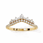 0.4 Carat Round Cut Minimalist Wedding Band - Image 5