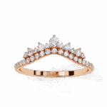 0.4 Carat Round Cut Minimalist Wedding Band - Image 10