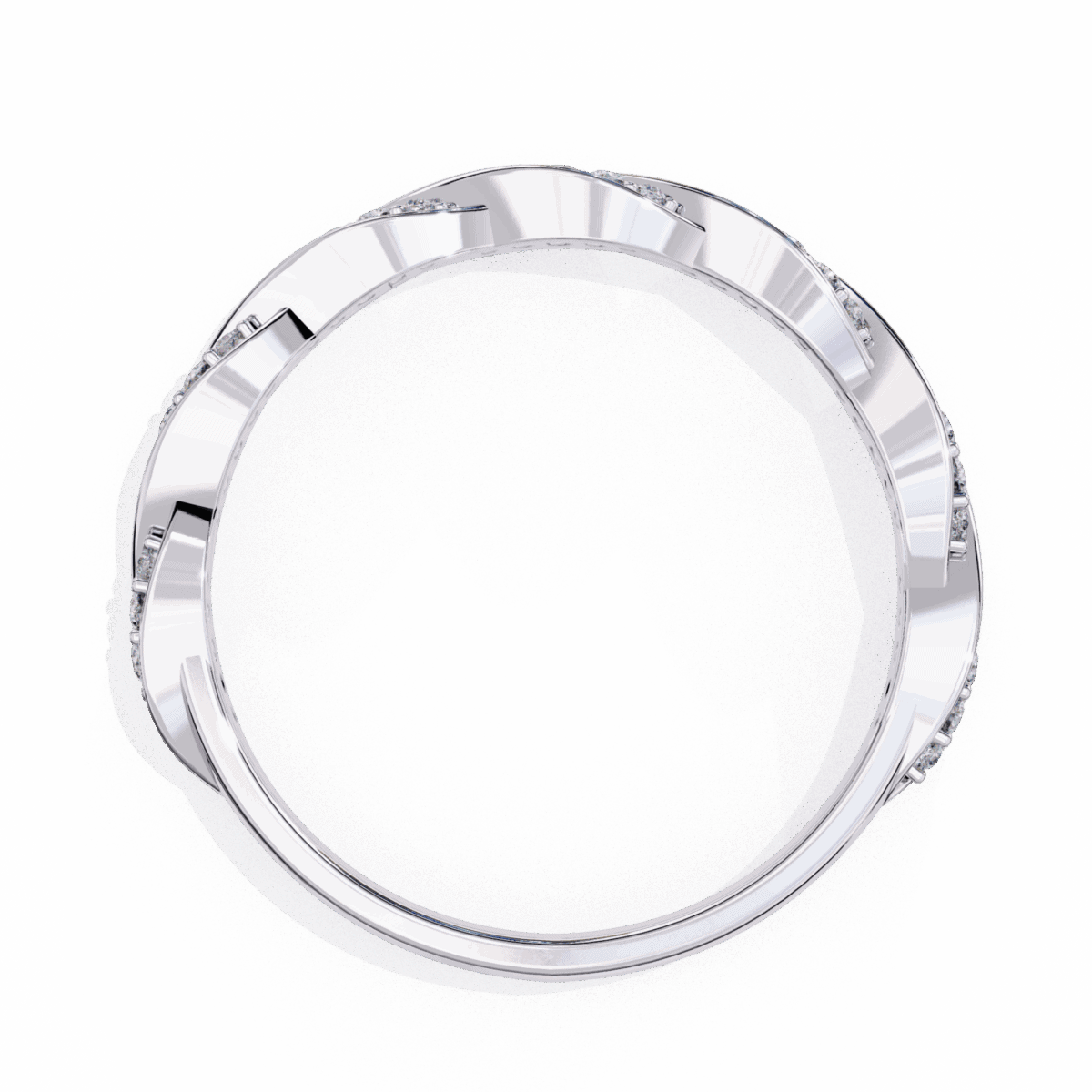 0.35 Carat Round Cut Classic Everyday Diamond Band  Image 4