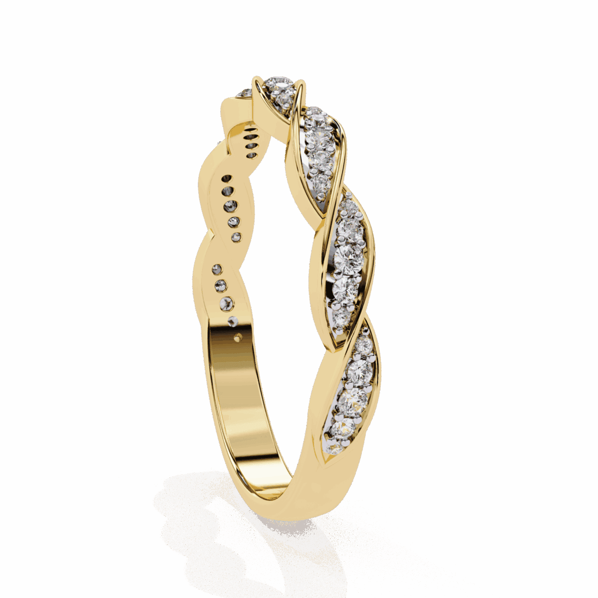 0.35 Carat Round Cut Classic Everyday Diamond Band  Image 7