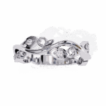 0.1 Carat Round Cut Royale Diamond Band - Image 2