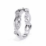 0.1 Carat Round Cut Royale Diamond Band - Image 3