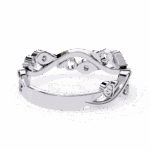 0.1 Carat Round Cut Royale Diamond Band - Image 4