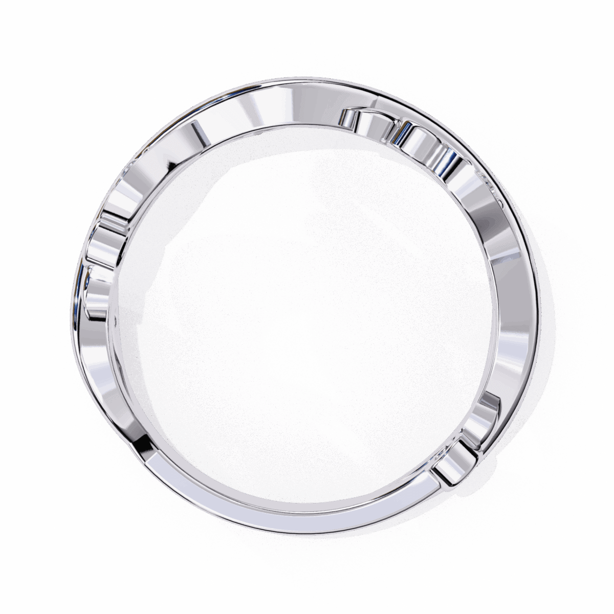 0.1 Carat Round Cut Royale Diamond Band  Image 5