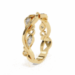 0.1 Carat Round Cut Royale Diamond Band - Image 7