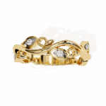 0.1 Carat Round Cut Royale Diamond Band - Image 8