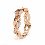 0.1 Carat Round Cut Royale Diamond Band - Image 12