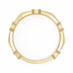 0.1 Carat Round Cut Minimal Diamond Band for Her - Image 10