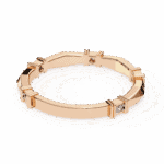 0.1 Carat Round Cut Minimal Diamond Band for Her - Image 12