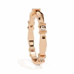 0.1 Carat Round Cut Minimal Diamond Band for Her - Image 14