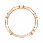 0.1 Carat Round Cut Minimal Diamond Band for Her - Image 15